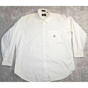 Vintage Chaps Ralph Lauren Button Up Shirt Mens 17.5 34/35 Casual Business